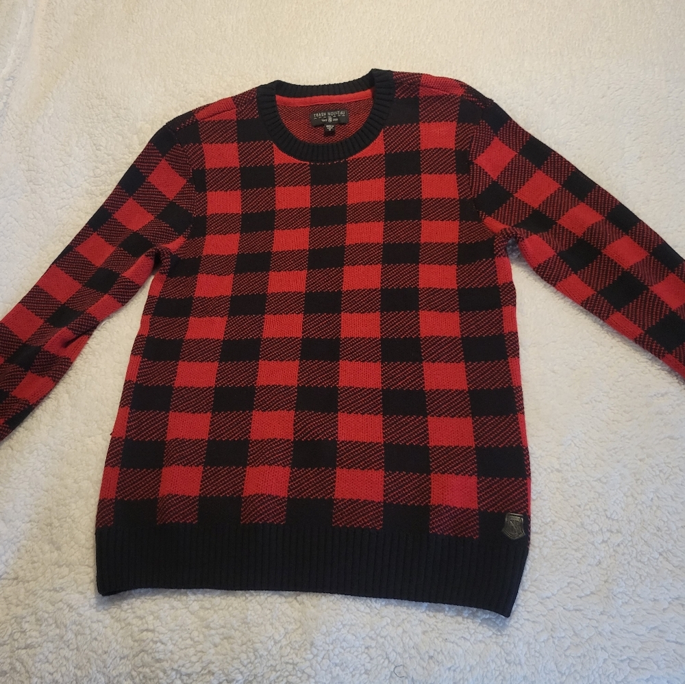 Trash Nouveau Medium Unisex Checkered Sweater
